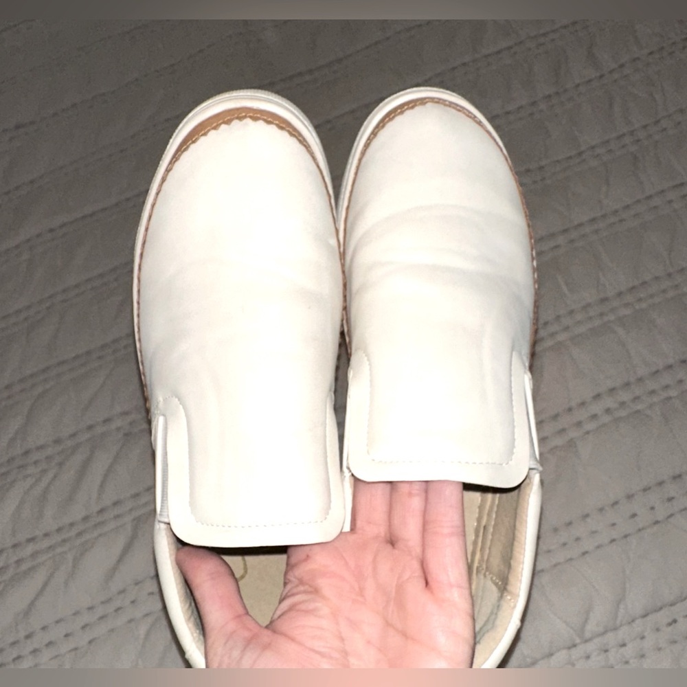 Stylish Cream Slip-On Shoes
